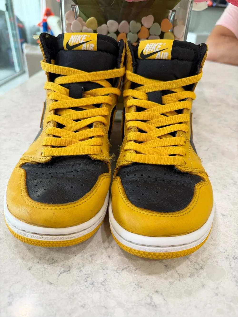 Nike Air Jordan 1 High - Yellow and Black Men’s Sneakers